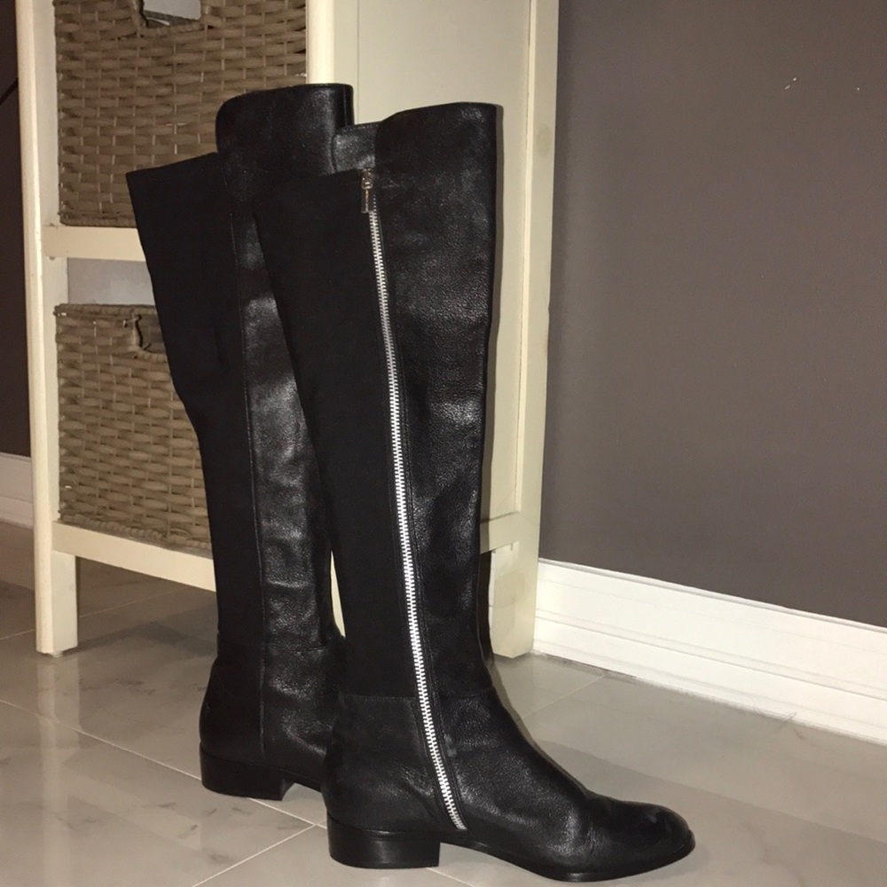Michael Kors Leather Knee High Boots